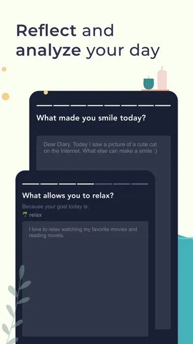 Capturas de pantalla de Idealis CBT Thought Mood Diary
