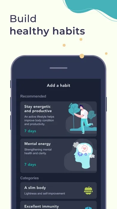 Capturas de pantalla de Idealis CBT Thought Mood Diary