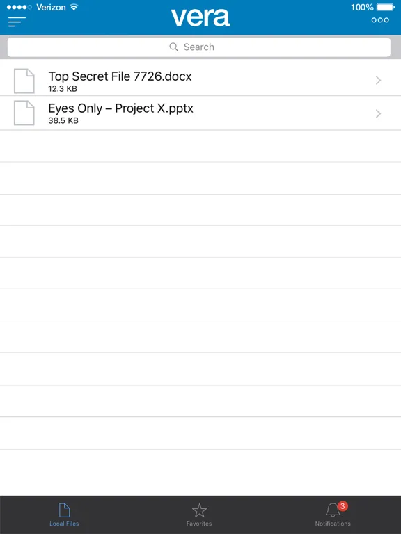 Vera for Intune iPad 應用截圖