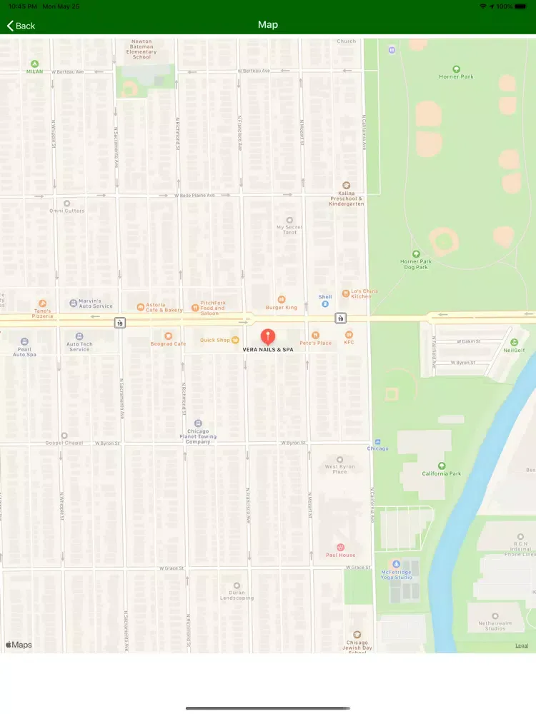 Vera Nails & Spa iPad स्क्रीनशॉट