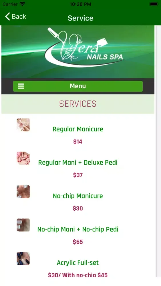 Vera Nails & Spa स्क्रीनशॉट