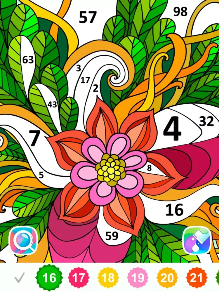Line Art — Color by Number iPad  سکرین شاٹس