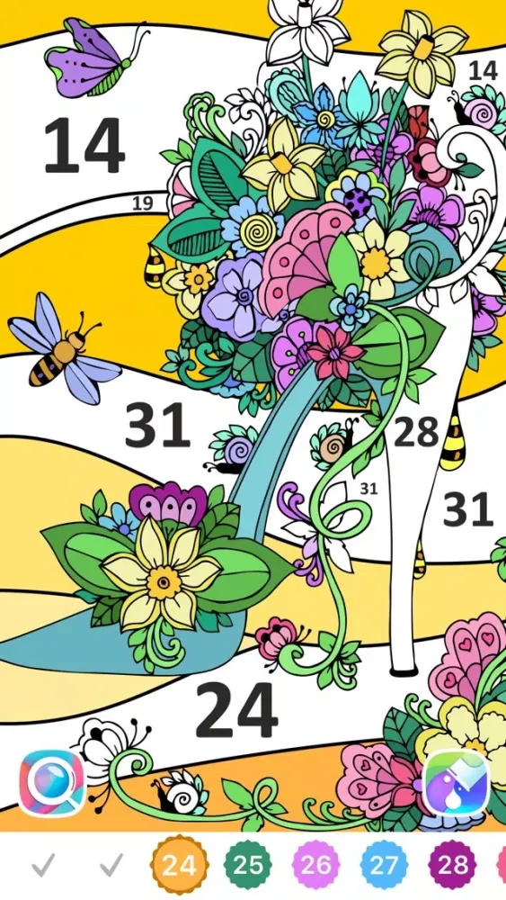 Line Art — Color by Number سکرین شاٹس