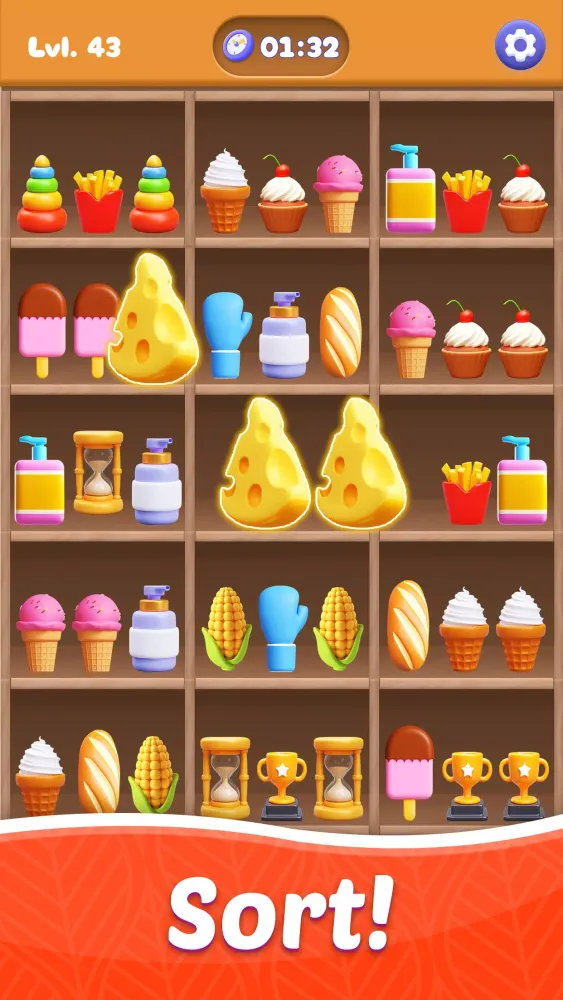 Ảnh chụp màn hình của Sort Goods - Sorting Game