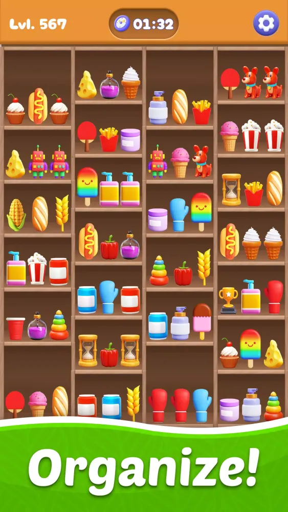 Ảnh chụp màn hình của Sort Goods - Sorting Game