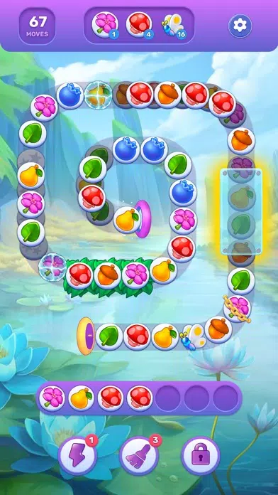 Capturas de tela do Tile Match Run