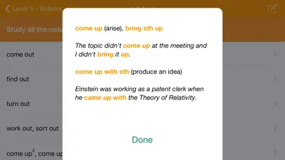 VerbBusters Phrasal Verbs スクリーンショット