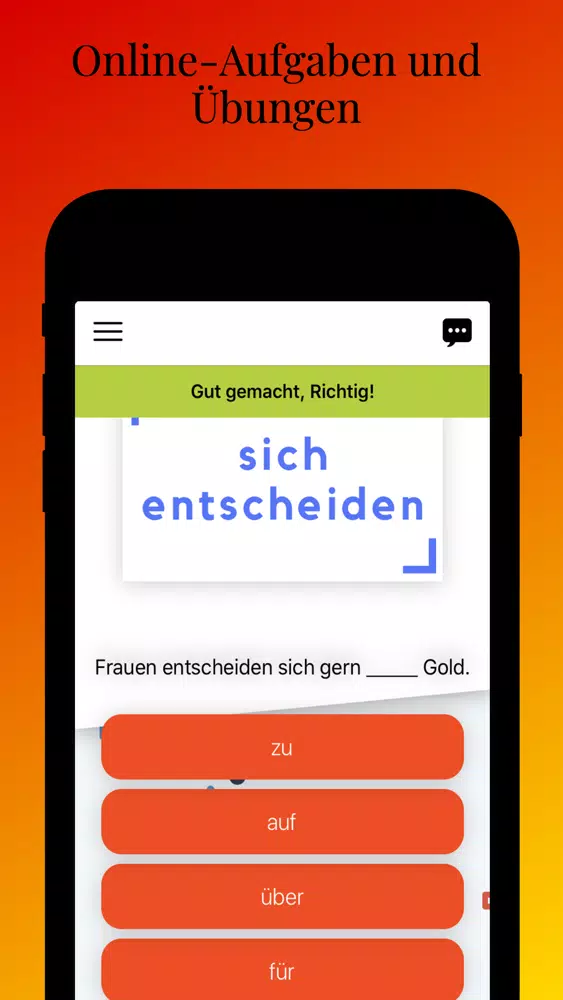 Verben mit Präpositionen B1 スクリーンショット