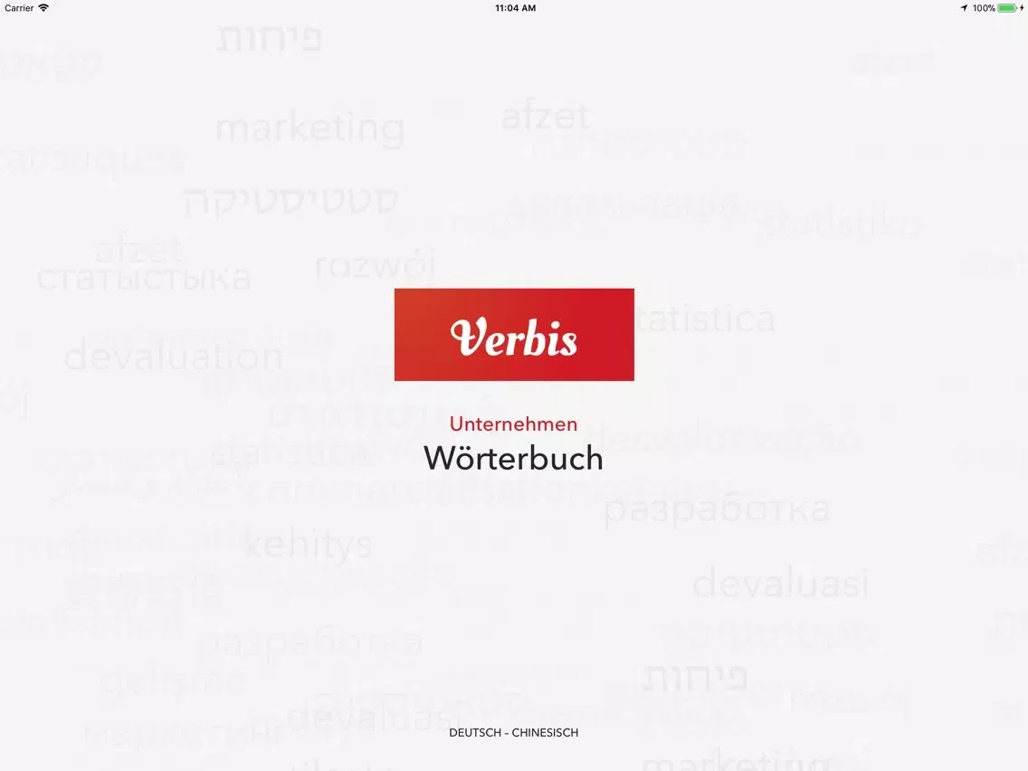 Verbis Administración ES-DE iPad  スクリーンショット