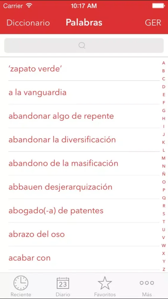 Verbis Administración ES-DE スクリーンショット
