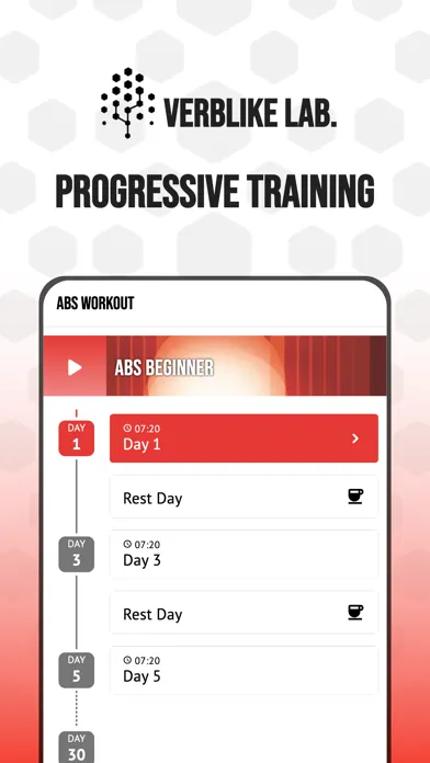 Six Pack Abs Workout Plan سکرین شاٹس