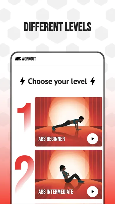 Six Pack Abs Workout Plan سکرین شاٹس