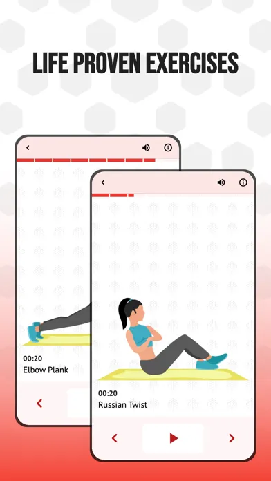 Six Pack Abs Workout Plan سکرین شاٹس