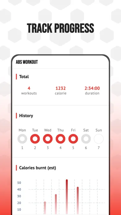 Six Pack Abs Workout Plan سکرین شاٹس