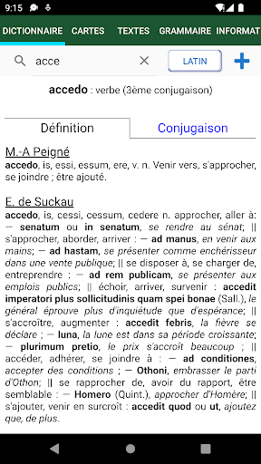 Tabula : Dictionnaire latin Screenshots1