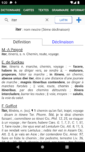Tabula : Dictionnaire latin Screenshots5