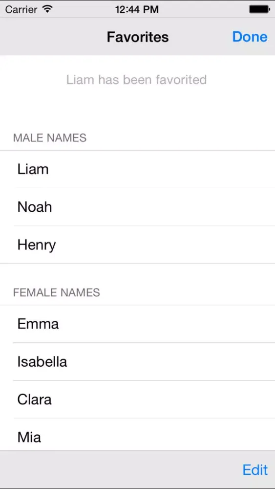 Screenshot di Baby Names by Nametrix Premium