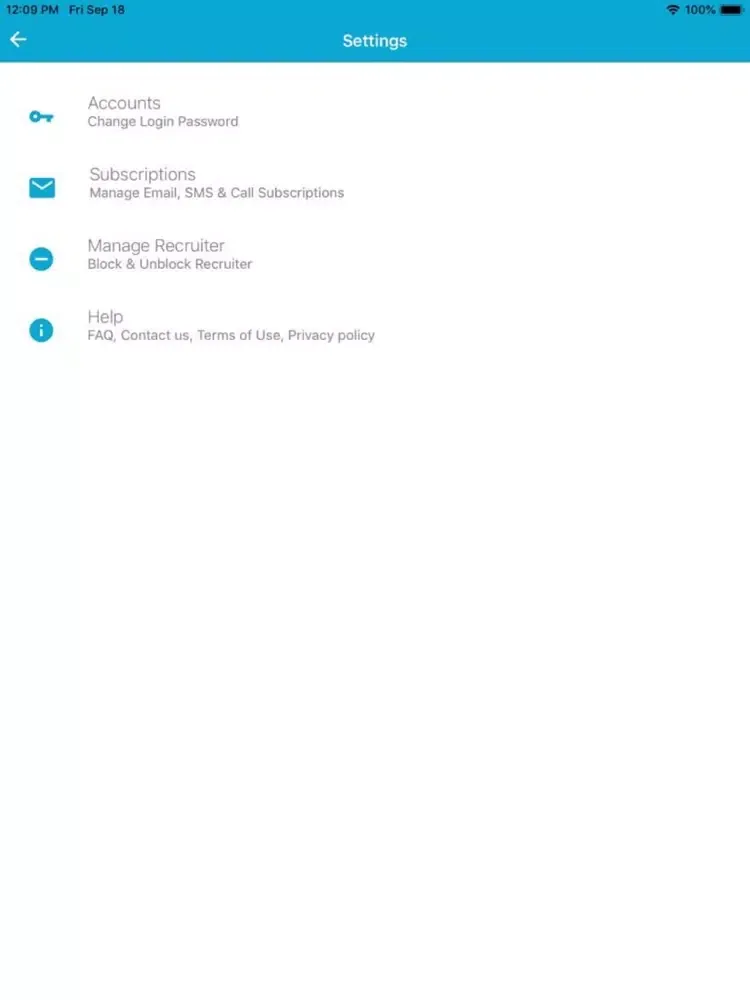 VeriiPro Job Search & Career iPad  سکرین شاٹس