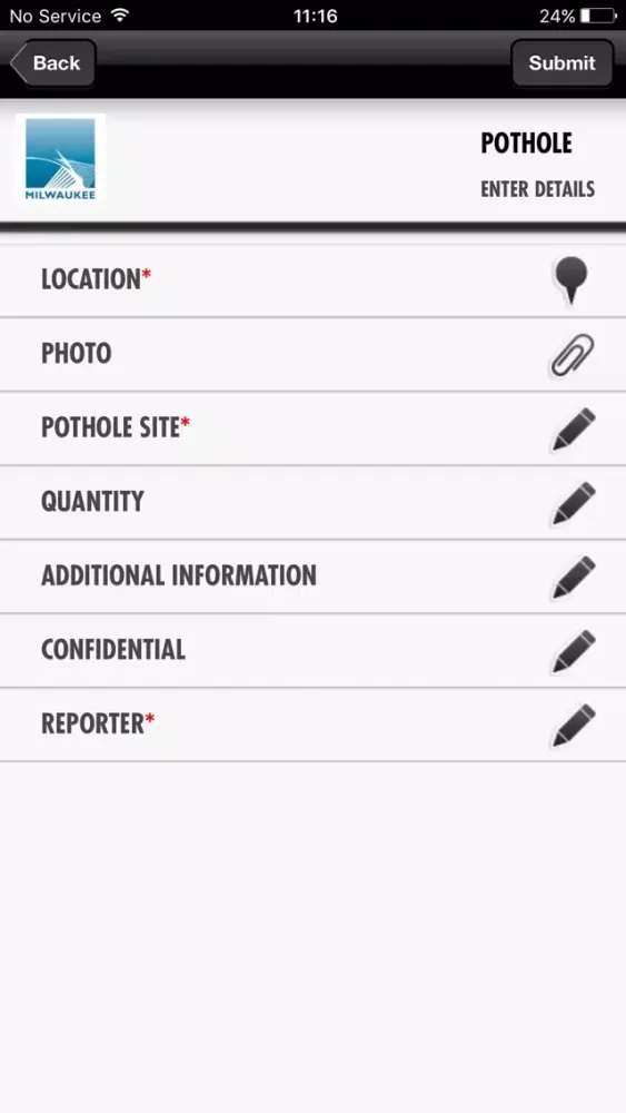Tangkapan skrin MKE Mobile
