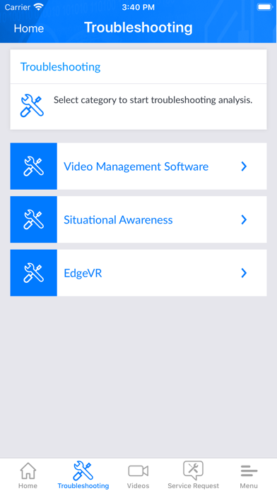 Ảnh chụp màn hình của Verint Smart Support