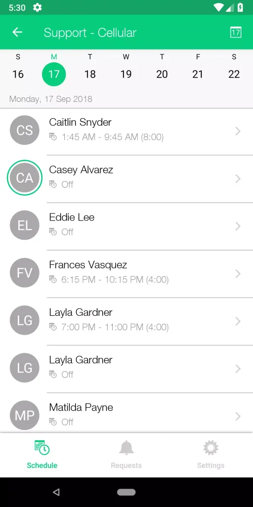 Verint TeamView Screenshots