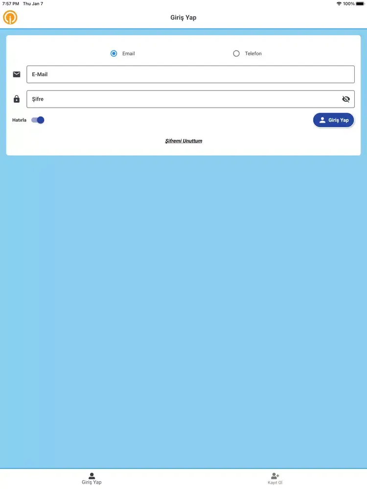 Apti Üye İş Yeri iPad  Ekran Görüntüleri