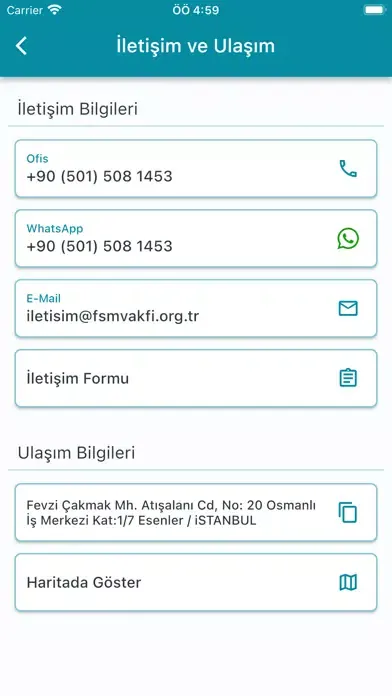 FSM Vakfı应用截图