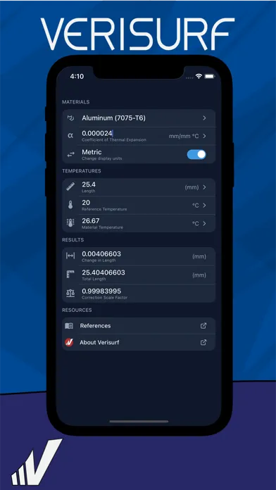 Zrzuty ekranu CTE Calculator