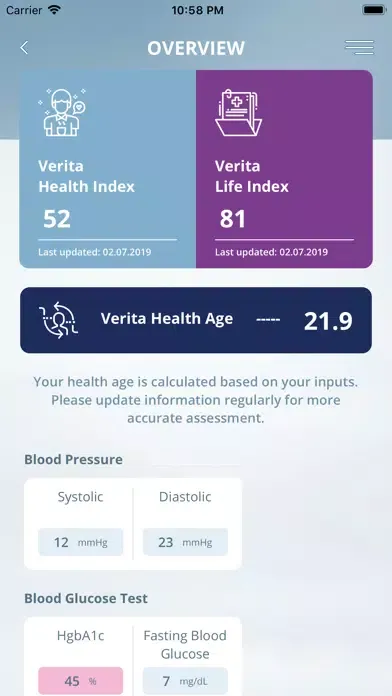Verita Wellness スクリーンショット