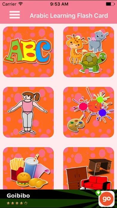 Скриншоты Arabic Learning Flash Card