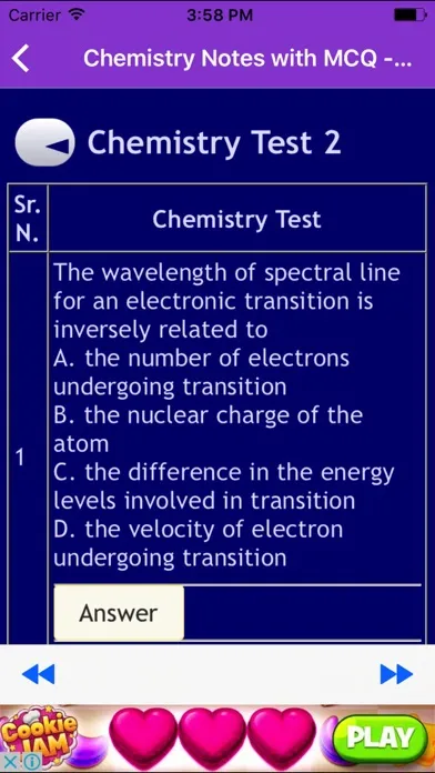 Captures d'écran de Chemistry Notes with MCQ - Become Chemistry Expert