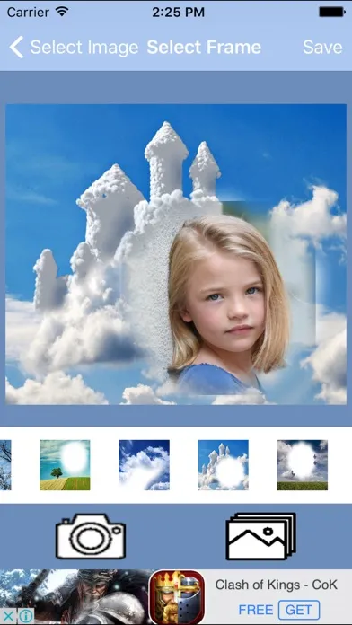 Tangkapan skrin Cloud  HD Photo Frame And Pic Collage