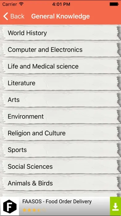 General Knowledge And Latest GK App Screenshots