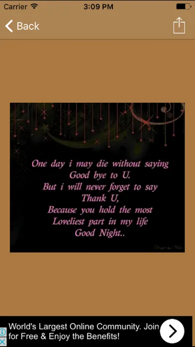تصاویر Good Night Messages And Greetings