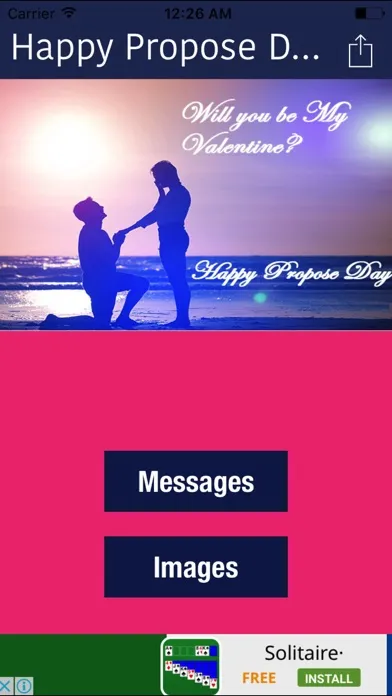 Capturas de pantalla de Happy Propose Day Messages,Free Wishes And Images