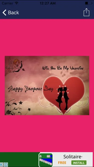 Capturas de pantalla de Happy Propose Day Messages,Free Wishes And Images