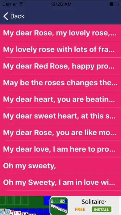 Capturas de pantalla de Happy Propose Day Messages,Free Wishes And Images