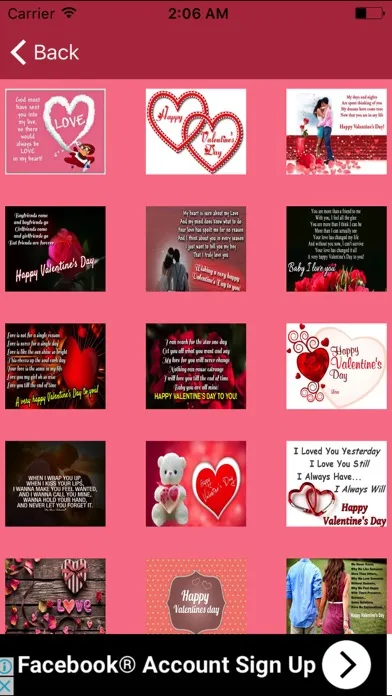 Happy Valentine Day Messages,Wishes & Love Images Screenshots
