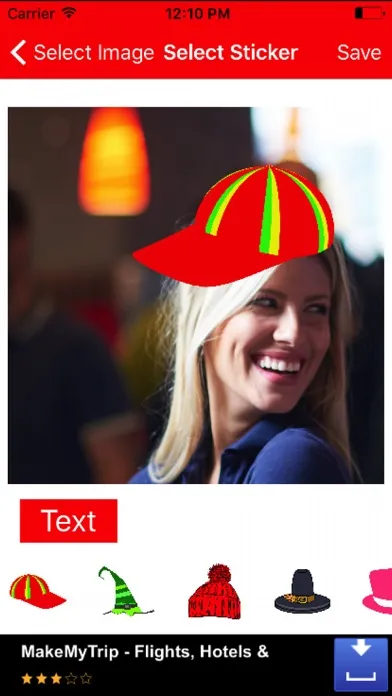 Capturas de pantalla de Funny Hats Photo Editor to Make Funny Photo