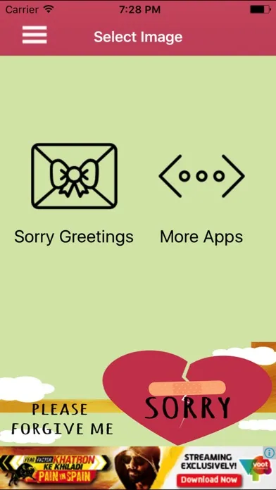 Sorry Or Forgive Me Card Creator Screenshots