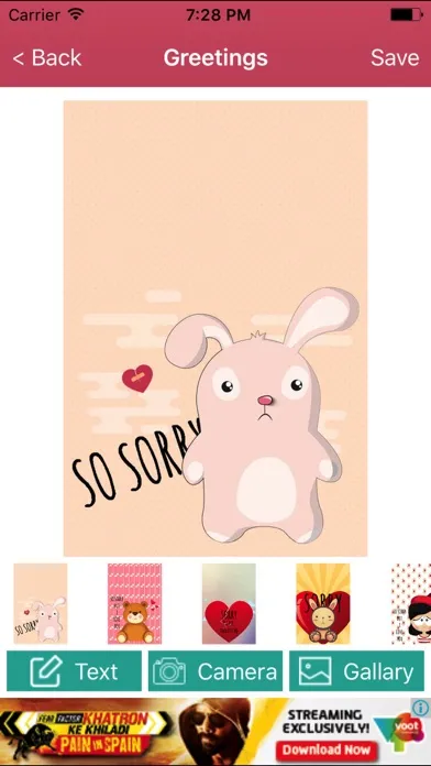 Sorry Or Forgive Me Card Creator Screenshots