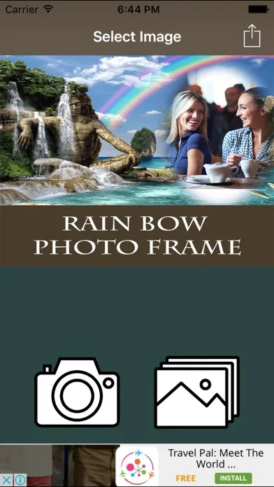 Rain Bow Photo Frame And Pic Collage スクリーンショット