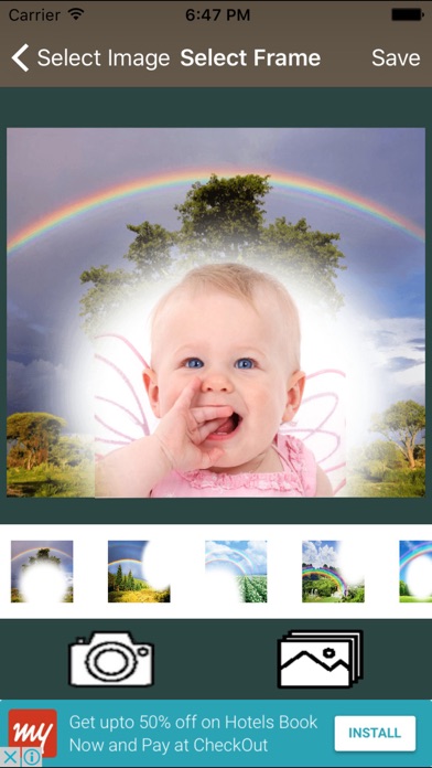 صور Rain Bow Photo Frame And Pic Collage