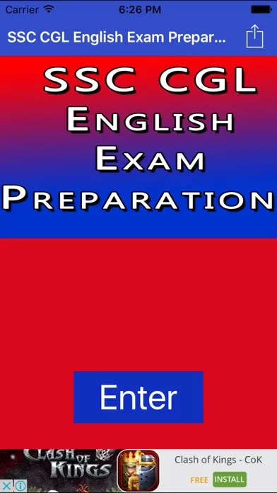 ภาพหน้าจอของ SSC CGL English Exam Preparation-English Wordpower