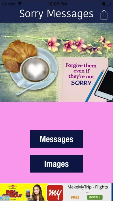 ภาพหน้าจอของ Sorry And Forgive me Best Cards,Messages & Images