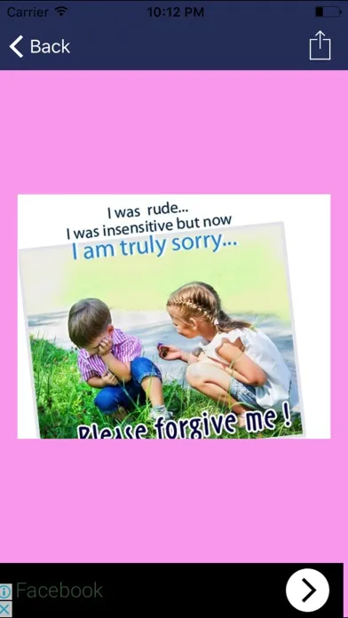 ภาพหน้าจอของ Sorry And Forgive me Best Cards,Messages & Images