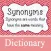 Synonym Dictionary Definitions Terms