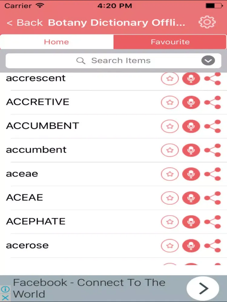 Tangkapan layar Botany Dictionary - Definitions Terms iPad 