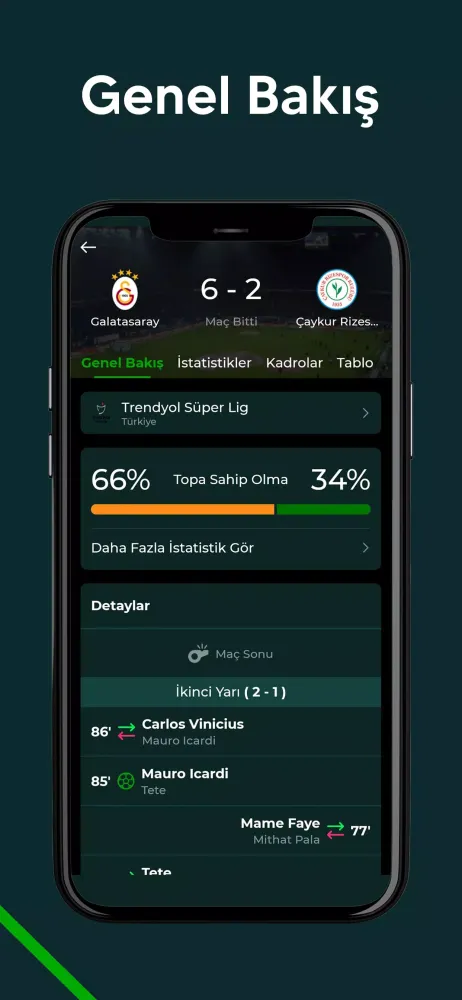 Gol var mı? Screenshots