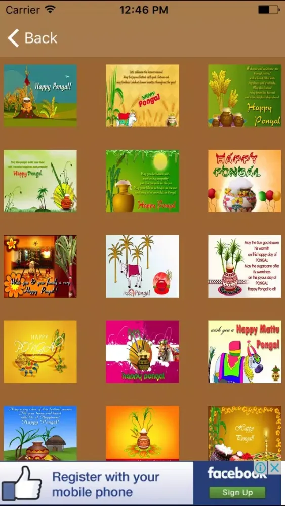 Tangkapan layar Happy Pongal Greetings And Messages